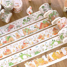 Cute Cartoon Animals Washi Tape