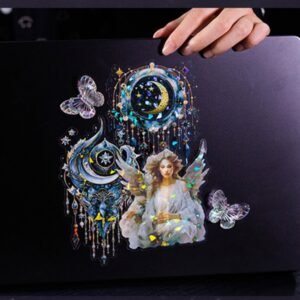 dreamcatcher galaxy series dreamy gorgeous shell glossy sticker 13