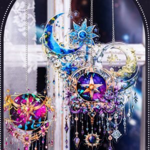 dreamcatcher galaxy series dreamy gorgeous shell glossy sticker 17