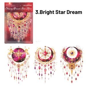 dreamcatcher galaxy series dreamy gorgeous shell glossy sticker 3