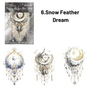 dreamcatcher galaxy series dreamy gorgeous shell glossy sticker 6