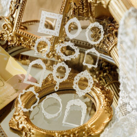 Dreamland Garden 5D Embossed Vintage Lace Decorative Stickers