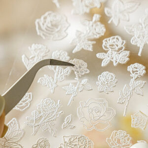 Dreamland Garden 5D Embossed Vintage Lace Decorative Stickers Color Options -