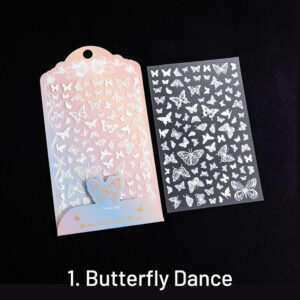 Dreamland Garden 5D Embossed Vintage Lace Decorative Stickers Feature Detail -