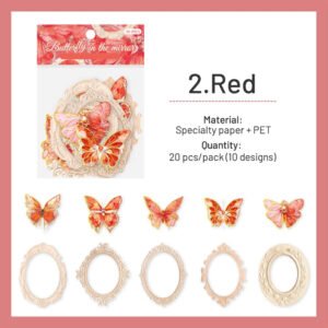 dreamy butterfly holographic decorative paper sku 2