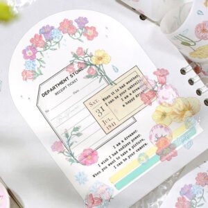 dreamy glass fantasy series fresh floral washi tape b