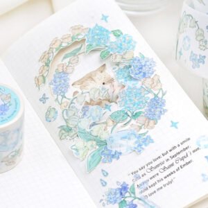 dreamy glass fantasy series fresh floral washi tape b3