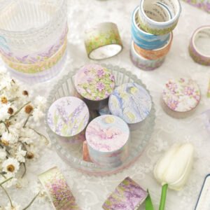 dreamy wonderland series oil painting washi tape a