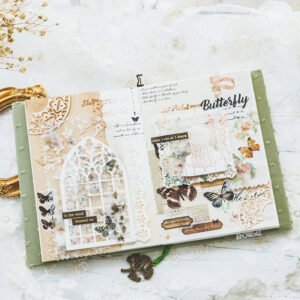 dual material lace scrapbook paper b4