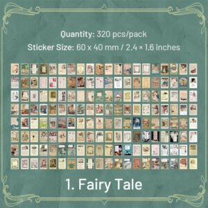 Dual-material Sticker and Scrapbook Paper - Fairy Tale, Moon, Magazine dual material sticker and scrapbook paper fairy tale moon magazine sku 1