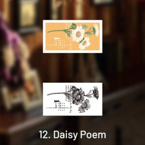 earthly world vintage text illustration wooden rubber stamp sku 12