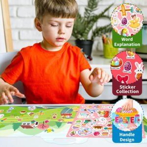 Easter Bunny and Egg Cartoon Sticker Book easter bunny and egg cartoon sticker book b