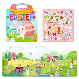 Easter Bunny and Egg Cartoon Sticker Book easter bunny and egg cartoon sticker book c3