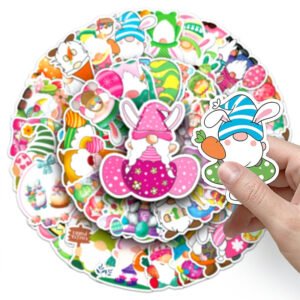 Easter Dwarf Cartoon Vinyl Stickers easter dwarf cartoon vinyl stickers c