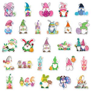 Easter Dwarf Cartoon Vinyl Stickers easter dwarf cartoon vinyl stickers c3