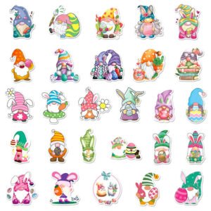 Easter Dwarf Cartoon Vinyl Stickers easter dwarf cartoon vinyl stickers c4
