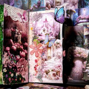Enchanted Forest and Cottage Scrapbook Paper enchanted forest and cottage scrapbook paper b7