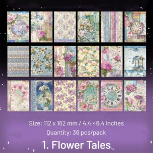 european style large floral decorative paper sku 1
