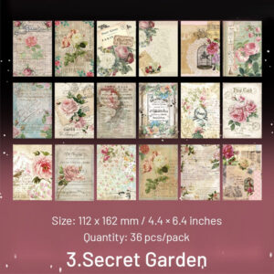european style large floral decorative paper sku 3