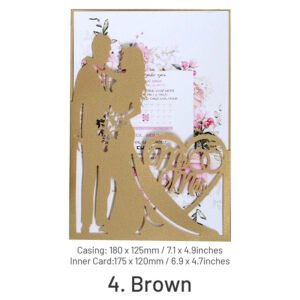 european style laser hollow greeting card sku 4