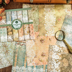 european style vintage lace floral decorative paper b5