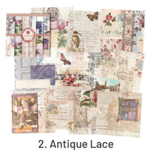 european style vintage lace floral decorative paper sku 2