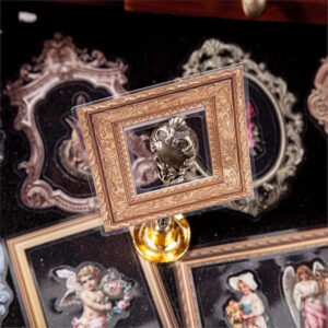 european vintage frame pet stickers b3