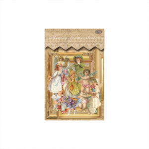 european vintage frame pet stickers b8