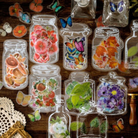 Everything in a Bottle Series Flower Butterfly Sticker Pack