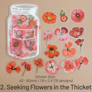 Everything in a Bottle Series Flower Butterfly Sticker Pack everything in a bottle series flower butterfly sticker pack sku 2