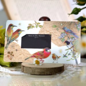 Everything Is Fun High-End Hot Stamping Flower Bird Sticker everything is fun high end hot stamping flower bird sticke b3