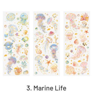 Everything Is Fun High-End Hot Stamping Flower Bird Sticker everything is fun high end hot stamping flower bird sticke sku 3