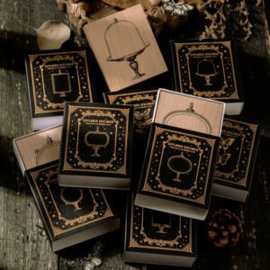 Explorer Specimen Series Vintage Hollow Wooden Rubber Stamp explorer specimen series vintage hollow wooden rubber stamp a