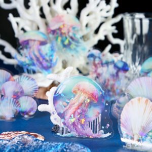 Exquisite The Sea Themed Shell Light Clear Transparent Sticker exquisite the sea themed shell light pet sticker b2