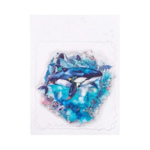 Exquisite The Sea Themed Shell Light Clear Transparent Sticker exquisite the sea themed shell light pet sticker b7