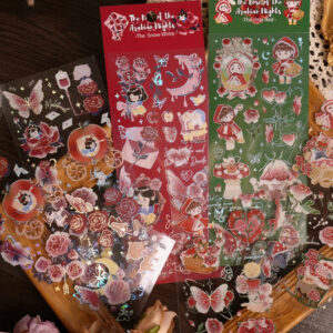 fairy tale pet sticker sheets little prince little red riding hood snow white alice b5