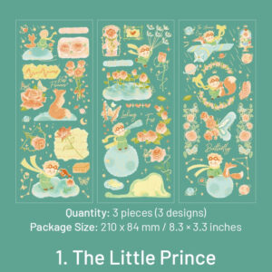 fairy tale pet sticker sheets little prince little red riding hood snow white alice sku 1