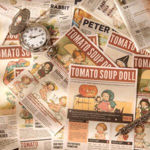 fairy tale weekly retro material paper 1