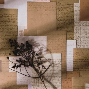Famous Artist's Manuscripts Vintage Scrapbook Paper famous artist s manuscripts vintage scrapbook paper b5