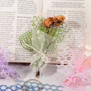 fancy net mixed material decorative paper package b