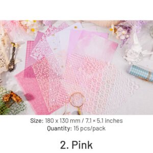 fancy net mixed material decorative paper package sku 2