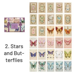 Fantasy Boxed Scrapbook Paper - Butterfly, Windows fantasy boxed scrapbook paper butterfly windows sku 2