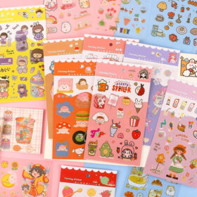 Fantasy Cartoon Series Small Vinyl Stickers