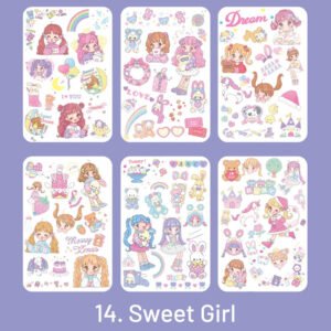 Fantasy Cartoon Series Small Vinyl Stickers fantasy cartoon series small pvc stickers sku 14