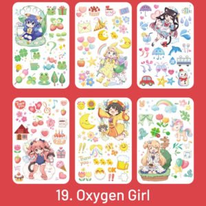 Fantasy Cartoon Series Small Vinyl Stickers fantasy cartoon series small pvc stickers sku 19