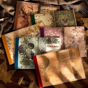 Fantasy Dark Journaling Background Paper