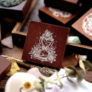 fantasy galaxy series vintage wooden rubber stamp b3