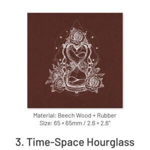 fantasy galaxy series vintage wooden rubber stamp sku 3