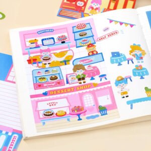 fantasy gourmet cartoon character decorative sticker b1