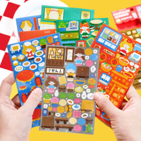 Fantasy Gourmet Cartoon Character Decorative Sticker